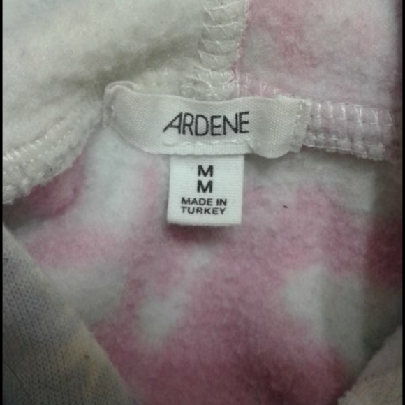 Pink, purple, white Ardene hoodie (tie-dye?) - Picture 3 of 6